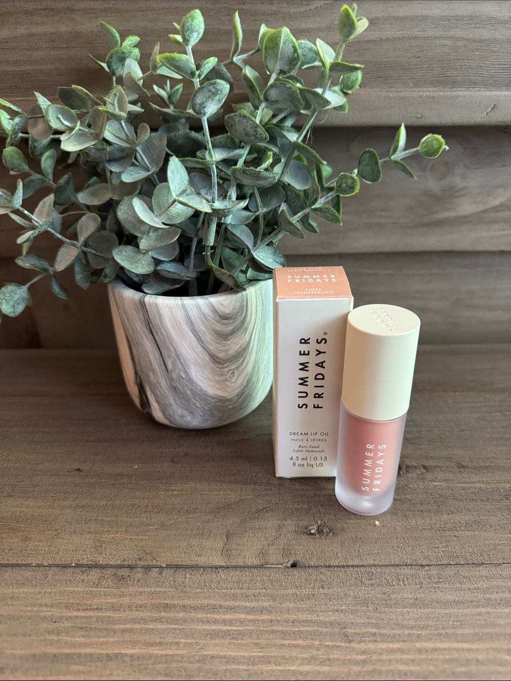 Summer Fridays Dream Lip Oil in Bare Sand